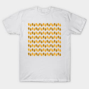 Oak Leaves Pattern (Golden Brown) T-Shirt